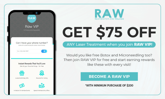 Raw inside and out Offer RAW Aesthetics and Wellness